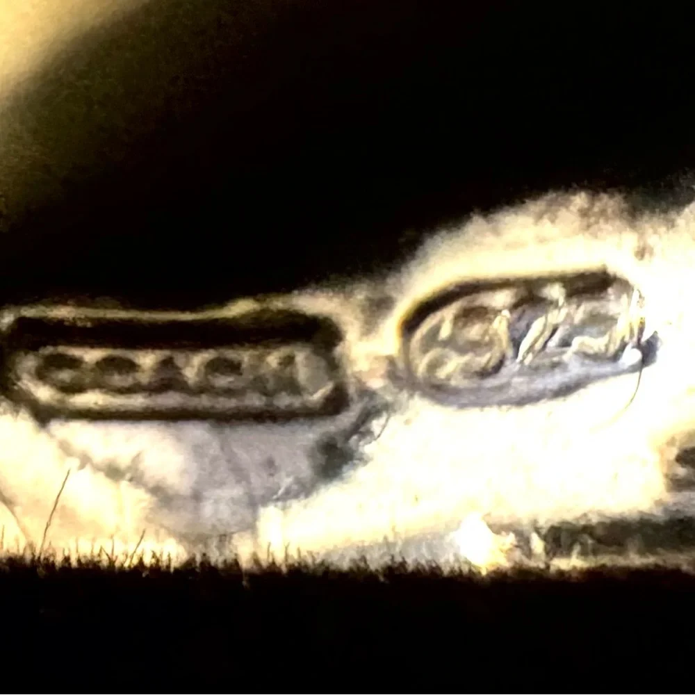 COACH Sterling 925 buckle earrings Vintage and Rare - Picture 4 of 8